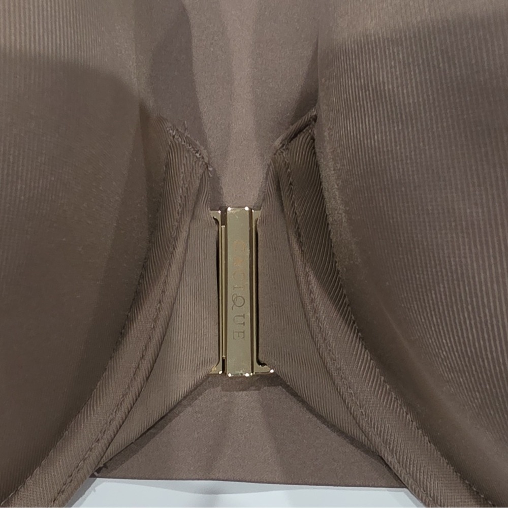 Cacique Brown Front Closure Lightly Lined Full Coverage Underwire Bra 42DDD - Picture 4 of 7